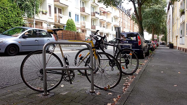 Fahrradbügel in Hessen - leicht demontierbar