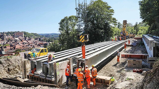 Weiltertunnel Schwäbisch Hall Baustelle Tunnel