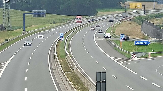 Abschnitt der Autobahn 33 Nord im Landkreis Osnabrück