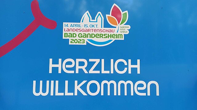 Logo der Landesgartenschau 2023 in Bad Gandersheim