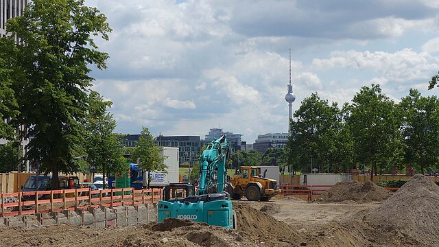 Bundespräsidialamt Interimsbau Bundespräsident Berlin Baustelle