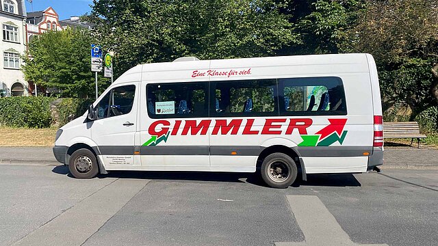 Nahezu ohne Fahrgäste verkehrte von April bis Juni 2023 ein für die Nutzer kostenfreier Shuttlebus in Wetzlar.