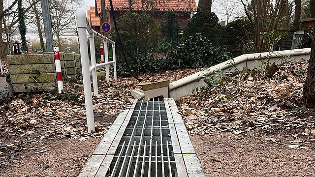 Ein Abschnitt des Krötentunnels in Hamburg Blankenese.